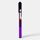 COQUES Case-Mate iPhone BOUBLES FRACTALES DE FUCHSIE ROSE PURPLE EN NOIR (Verso / Gauche)