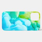 Coques Case-Mate iPhone Bouche d'encre dans le fond d'eau abstrait, arrièr (Verso (horizontal))