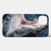 Coques Case-Mate iPhone Bouche élevée de requin ouverte (Verso (horizontal))