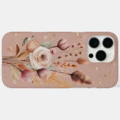 Coques Case-Mate iPhone Bouche florale Boho floral (Verso (horizontal))