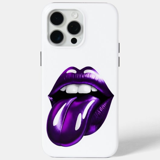 Coques Case-Mate iPhone Bouche pourpre (Verso)