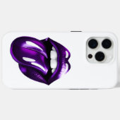 Coques Case-Mate iPhone Bouche pourpre (Verso (horizontal))