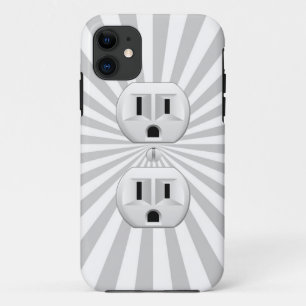 Coque iPhone 11 Bouchon électrique Mur Outlet Fun Personnaliser Ce