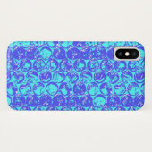 Coques Case-Mate iPhone Boucle pop art bleu (Dos (Horizontal))