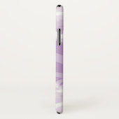 Coques Case-Mate iPhone Boucles D'Aquarelle Chic Pastel Lavender Avec Nom (Dos/Droite)