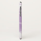 Coques Case-Mate iPhone Boucles D'Aquarelle Chic Pastel Lavender Avec Nom (Dos/Gauche)
