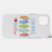 Coques Case-Mate iPhone Boucles de tongs de plage personnalisées Whimsical (Verso (horizontal))