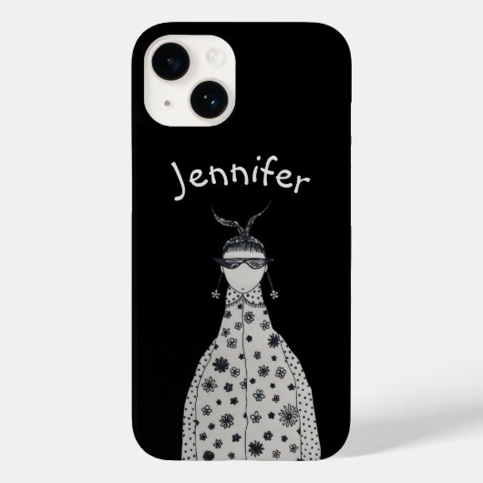 Coques Case-Mate iPhone Boucles d'oreilles fleur mignonnes Coque-coque iph (Verso)