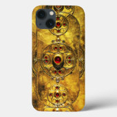 COQUES Case-Mate iPhone BOUCLIER ANTIQUE CELTIQUE AVEC PIERRES DE GEM RUBY (Verso)