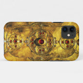 COQUES Case-Mate iPhone BOUCLIER ANTIQUE CELTIQUE AVEC PIERRES DE GEM RUBY (Dos (Horizontal))