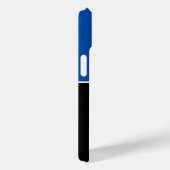 Coques Case-Mate iPhone Bouclier avec épées croisées sur bleu et noir (Verso / Droite)