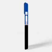 Coques Case-Mate iPhone Bouclier avec épées croisées sur bleu et noir (Verso / Gauche)