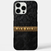 Coques Case-Mate iPhone Bouclier Damas Accentué Or (Verso)