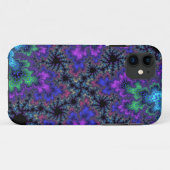 Coques Case-Mate iPhone Bouclier d'aquarelle violet (Dos (Horizontal))