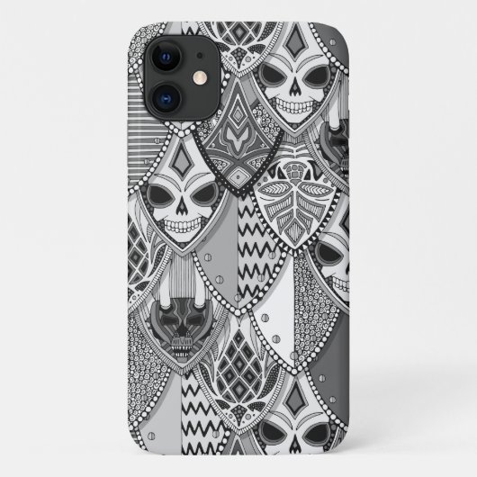 Coques Case-Mate iPhone boucliers gothiques bn (Dos)