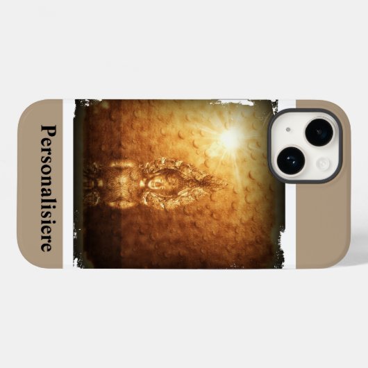 Coques Case-Mate iPhone bouddha dans le nuage (Verso (horizontal))