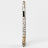 Coques Case-Mate iPhone Bouddha doré fleurs florales (Dos/Droite)