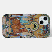 Coques Case-Mate iPhone Bouddha entouré de bodhisattva (Verso (horizontal))