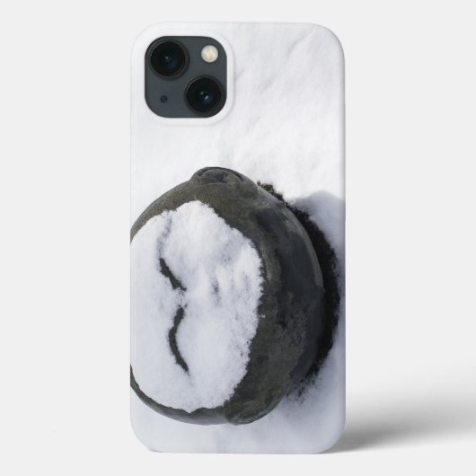 Coques Case-Mate iPhone Bouddha heureux avec masque de neige (Verso)