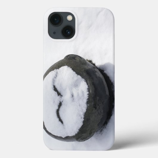 Coques Case-Mate iPhone Bouddha heureux avec masque de neige (Verso)