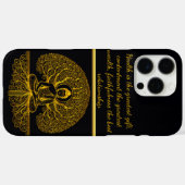 Coques Case-Mate iPhone Bouddha sous arbre sacré (Verso (horizontal))