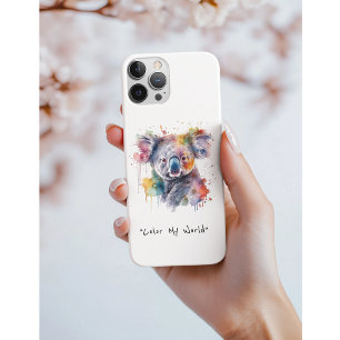 Case-Mate iPhone Case Bouddles Koala en couleur, personnalisé