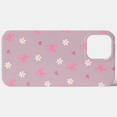 Coques Case-Mate iPhone Bouffée - Boîtier de téléphone rose pâle (Verso (horizontal))