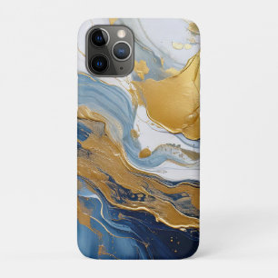 Case-Mate iPhone Case Bouffée en or et bleu