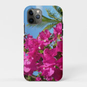 Coques Case-Mate iPhone Bougainvilliers et palmiers paysage tropical (Dos)