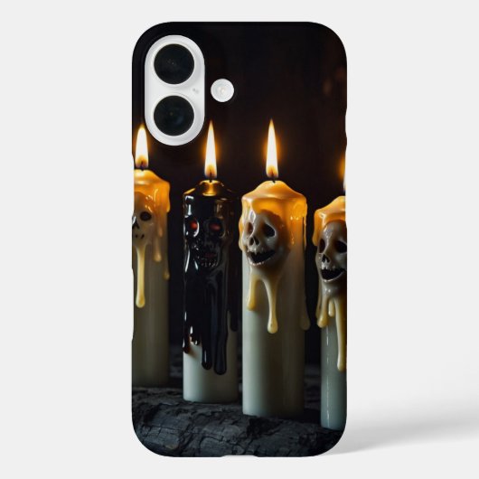 Coques Case-Mate iPhone Bougies hantées Halloween gothique (Verso)