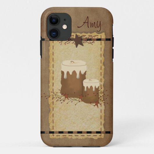 Coques Case-Mate iPhone Bougies primitives (Dos)