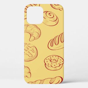 Case-Mate iPhone Case Boulangerie, croissant, nourriture vintage sans co
