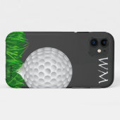 Coques Case-Mate iPhone Boule de golf, personnalisée, golf (Dos (Horizontal))