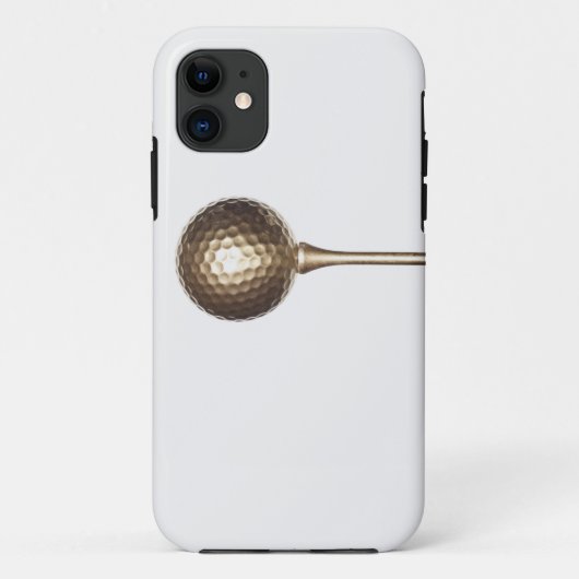 Coques Case-Mate iPhone Boule et pièce en t de golf d'or (Dos)