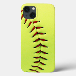 Etui iPhone 13 Boule jaune du base-ball