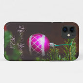 Coques Case-Mate iPhone Boule rose sur le sac fourre-tout monogramme de No (Dos (Horizontal))