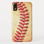 Case-Mate iPhone Case Boule vintage de base-ball<br><div class="desc">Boule vintage de base-ball</div>