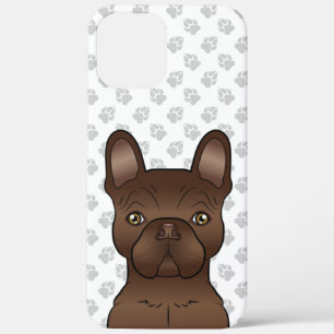 Case-Mate iPhone Case Bouledogue français au chocolat / Chien et pattes