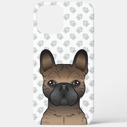 Coques Case-Mate iPhone Bouledogue français bringé / Frenchie Chien mignon (Verso)