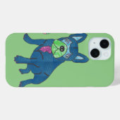 Coques Case-Mate iPhone Bouledogue français Cartoon (Verso (horizontal))