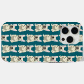 Coques Case-Mate iPhone Bouledogue Français Crème (Verso (horizontal))