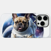 Coques Case-Mate iPhone Bouledogue français dans l'espace en vacances (Verso (horizontal))