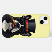 Coques Case-Mate iPhone Bouledogue français French Bulldog cigare (Verso (horizontal))