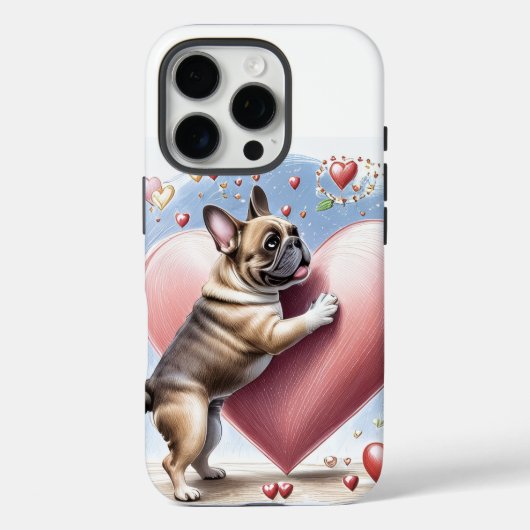 Coques Case-Mate iPhone Bouledogue français maladie de Hirschsprung French (Verso)