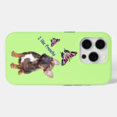 Coques Case-Mate iPhone Bouledogue français papillon bouledogue (Verso (horizontal))