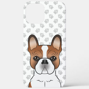Case-Mate iPhone Case Bouledogue Français Rouge Pie Cute Chien de Dessin