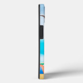 Coques Case-Mate iPhone Bouledogue français sur la plage (Verso / Droite)