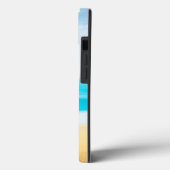 Coques Case-Mate iPhone Bouledogue français sur la plage (Verso / Gauche)