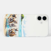 Coques Case-Mate iPhone Bouledogues français Meute de Bouledogues français (Verso (horizontal))