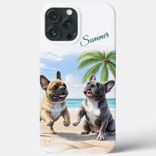 Case-Mate iPhone Case Bouledogues français plage Bouledogue français